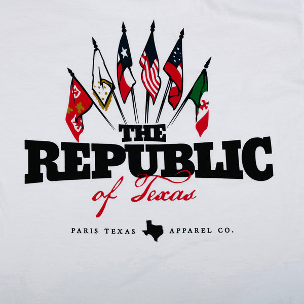 Boys The Republic of Texas Pocket T-Shirt - White