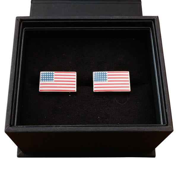 American Flag Cufflinks