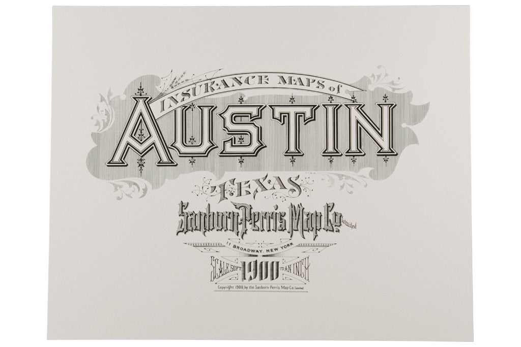 Austin Historical Art Print Austin Historical Art Print