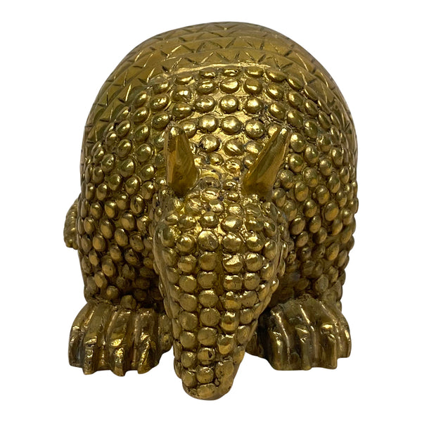 Armadillo Brass Sculptural Object