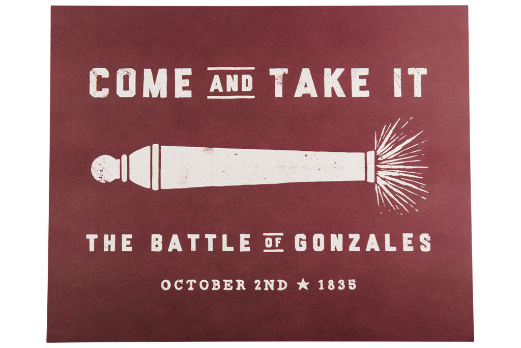 Come and Take It Print - Maroon Come and Take It A&M Print