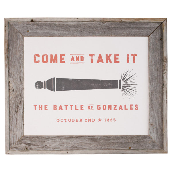 Come and Take It Print Wall Art