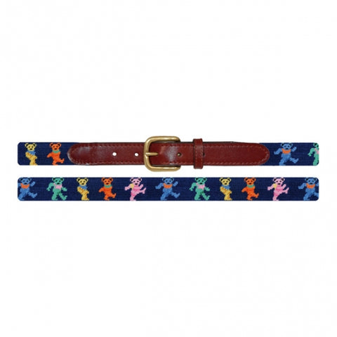 Dancing Bears Children's Needlepoint Belt