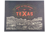 Deep in the Heart of Texas Wall Art Print