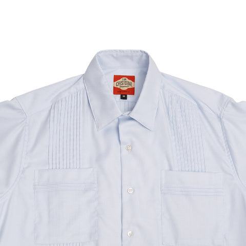 Dictator Guayabera - Blue Gingham