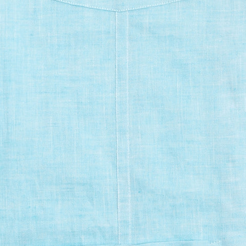 El Guapo Guayabera - Teal Linen