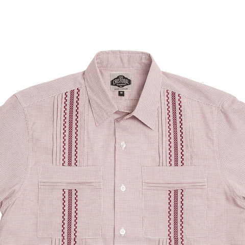 Charleston Classic Guayabera - Navy