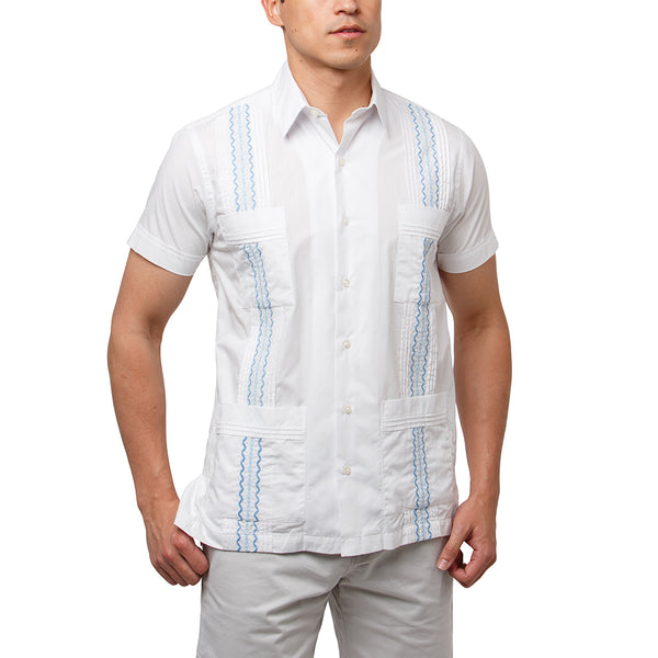 Havana_Hemingway_Guayabera_Blue_Mexican_Shirt_for_Men