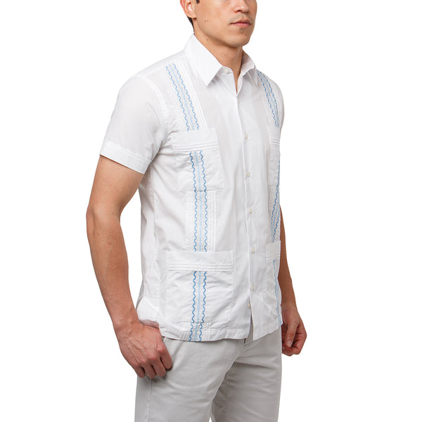 Havana_Hemingway_Guayabera_Blue_Mexican_Shirt_for_Men