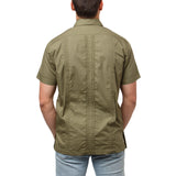 Hunting_Hemingway_Guayabera_Olive_Mexican_Shirt_for_Men