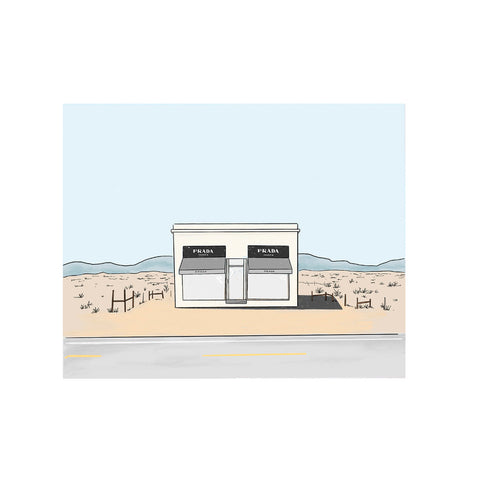 Prada Marfa Art Print