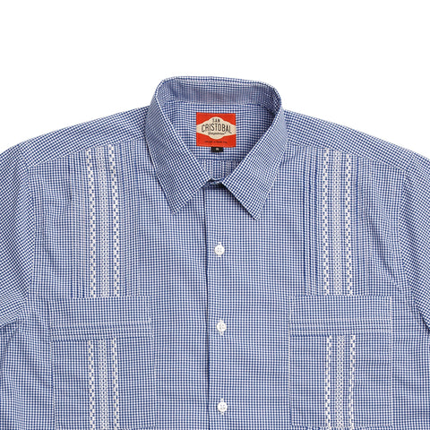 Nantucket Classic Guayabera - Aqua