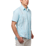 Nantucket_Hemingway_Guayabera_Aqua_Mexican_Shirt_for_Men