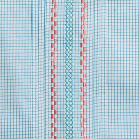 Nantucket Classic Guayabera - Aqua