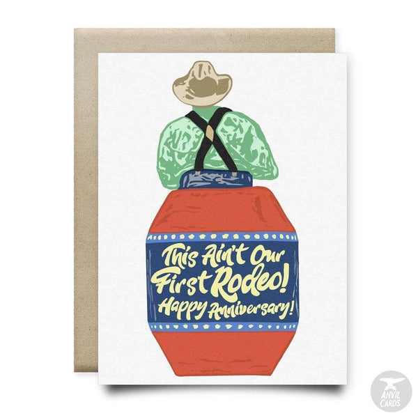 Not Our First Rodeo Anniversary Card