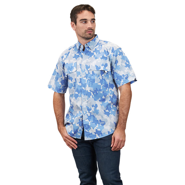 Old Tejas Camo Field Shirt - Blue