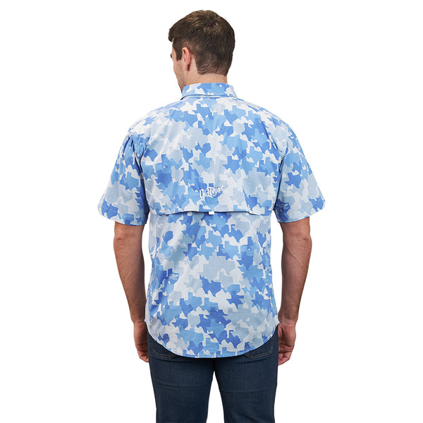 Old Tejas Camo Field Shirt - Blue