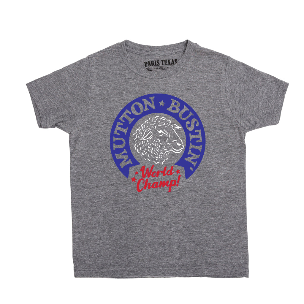 Mutton Bustin World Champ Youth T-Shirt Mutton Bustin World Champ Youth T-Shirt