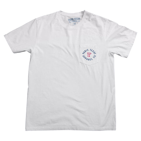 Texas Charge Pocket T-Shirt - White