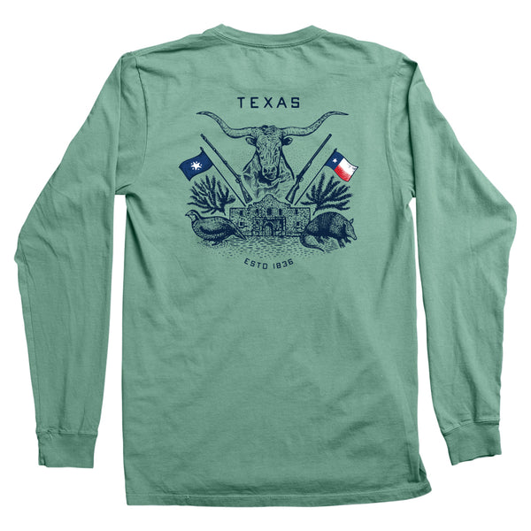 Paris_Texas_Apparel_Co_Texas_Crest_Long_Sleeve_Pocket_TShirt_Pine