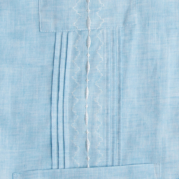 Playa_del_Carmen_Hemingway_Guayabera_Blue_Mexican_Shirt_for_Men
