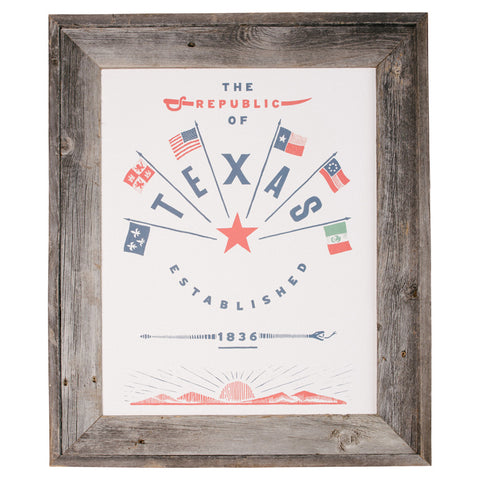 Republic of Texas Print