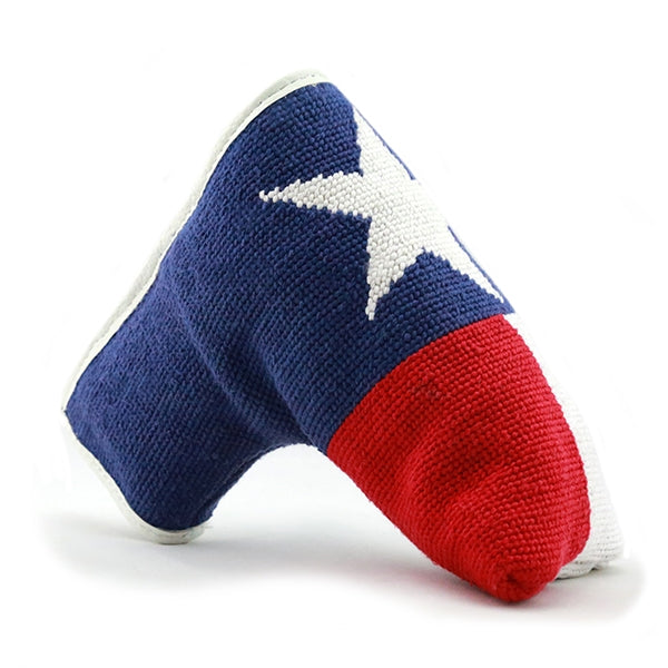 Big Texas Flag Needlepoint Putter Headcover Big Texas Flag Needlepoint Putter Headcover