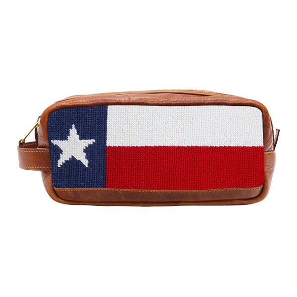 Big Texas Flag Needlepoint Toiletry Bag Smathers_and_Branson_Big_Texas_Flag_Needlepoint_Toiletry_Bag