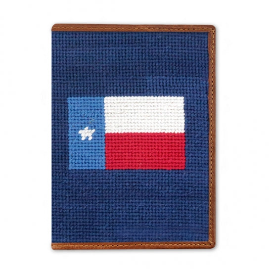 Texas Flag Needlepoint Passport Case Smathers_and_Branson_Texas_Flag_Needlepoint_Passport_Case