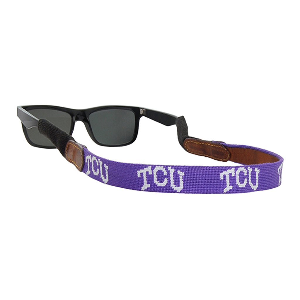 TCU Needlepoint Sunglass Straps Smathers & Branson TCU Needlepoint Sunglass Straps