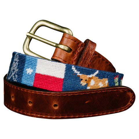 Texas Life Children's Needlepoint Belt