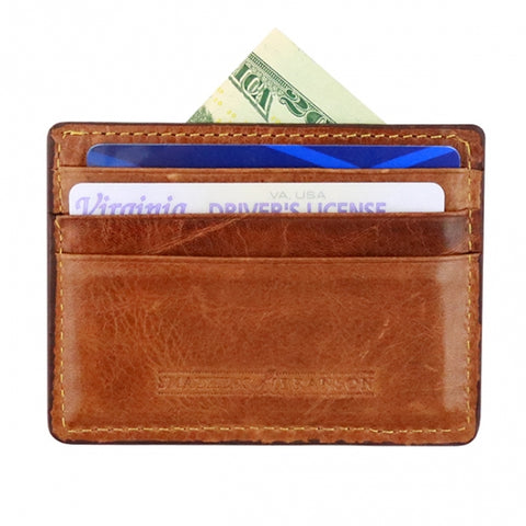 Trout Needlepoint Card Wallet