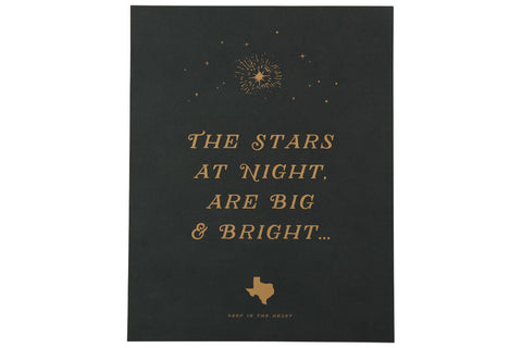 Stars at Night Print