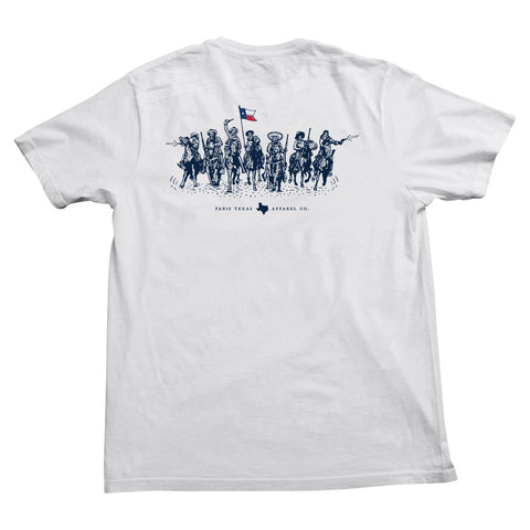 Flags of the Republic Long-Sleeve Pocket T-Shirt - White