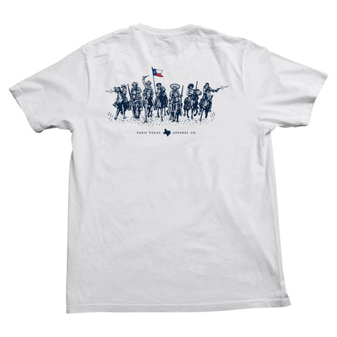 Lone Star Flag Pocket T-Shirt - Oxford Heather