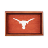 UT Needlepoint Valet Tray