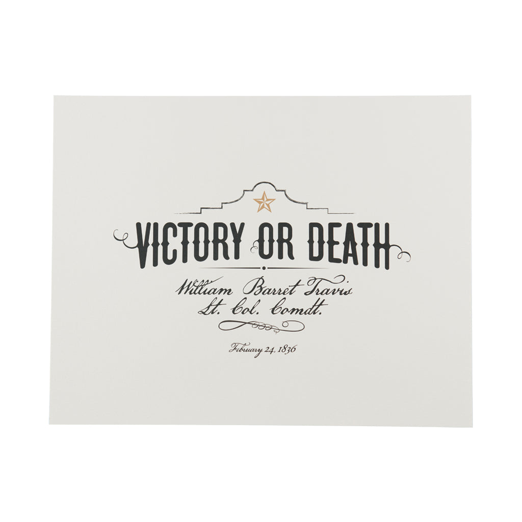 Victory or Death Print - 11x14 Victory or Death Print - 11x14