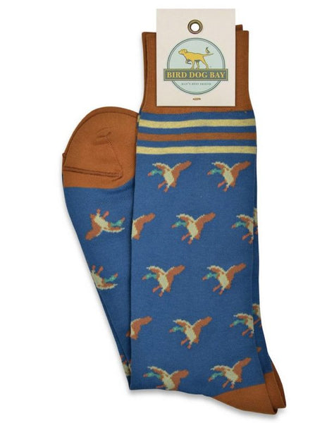 Morning Mallards Socks - Blue