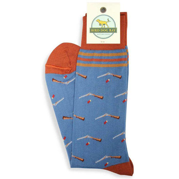Side by Side Socks - Blue bird_dog_bay_side_by_side_socks_blue