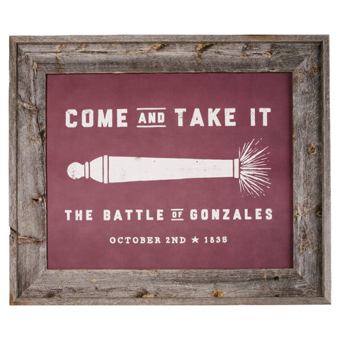 Come and Take It Print - Burnt Orange