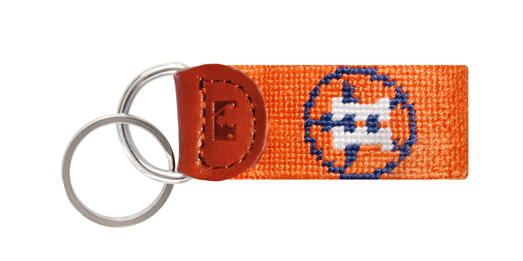 Houston Astros Needlepoint Key Fob Smathers & Branson Houston Astros Needlepoint Key Fob