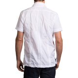 Havana Hemingway Pima Cotton Broadcloth Guayabera Shirts, Mexican Shirts for Men White 2