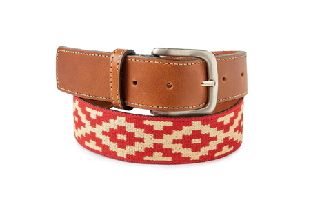 The Charleston Two Toned Woven Stretch Belt