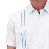 Positano Hemingway Guayabera - Blue