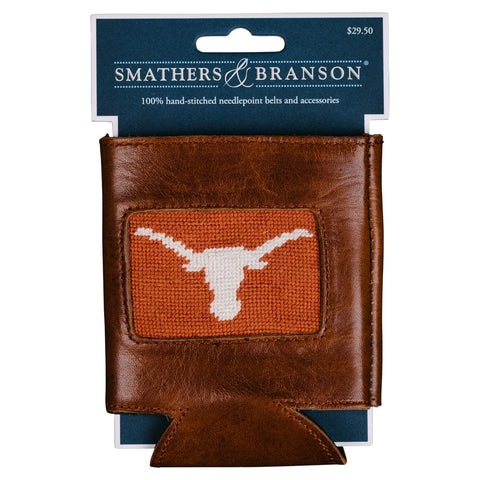 University of Texas Needlepoint Luggage Tag