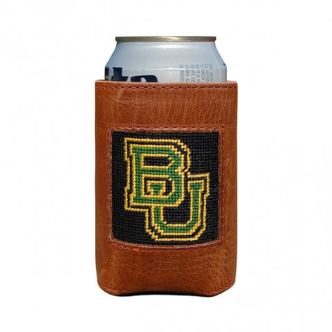 Baylor Needlepoint Can Cooler