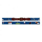 Golfer's Life Needlepoint Belt