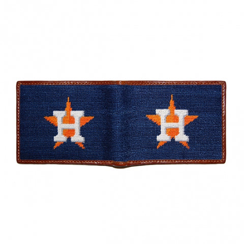 Houston Astros Needlepoint Bi-Fold Wallet