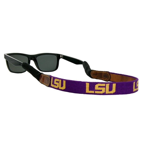 LSU Needlepoint Sunglass Strap LSU Needlepoint Sunglass Strap