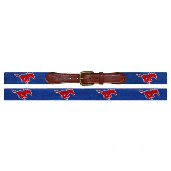 SMU Needlepoint Belt